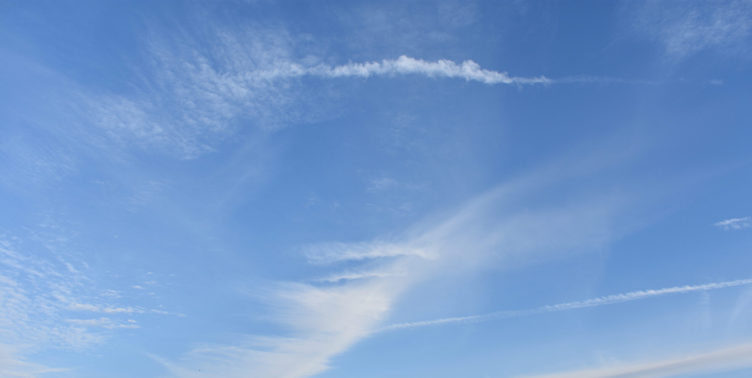relaxing blue sky